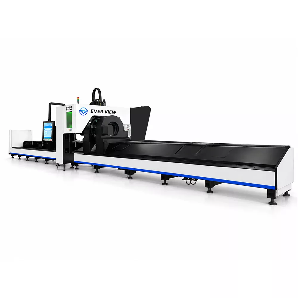 Máquina de corte de tubos a laser de três fusos para serviços pesados